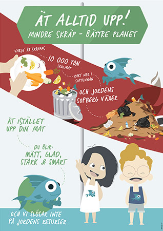 Ät alltid upp affisch