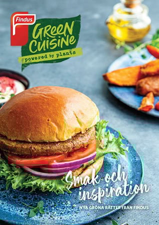 Findus Foodservices Green Cuisine folder framsida