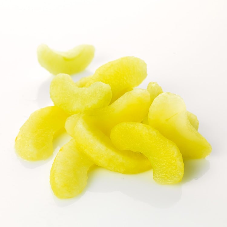 Frysta äppelskivor