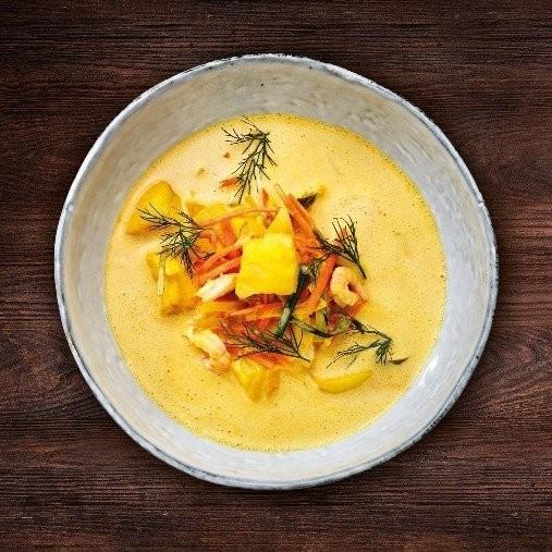 Fisksoppa med saffran