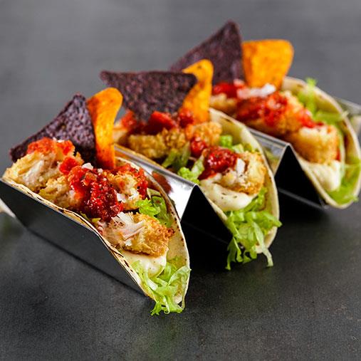 Het fisktaco med extra krisp