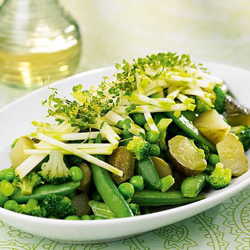 Grön grönsaksblandning