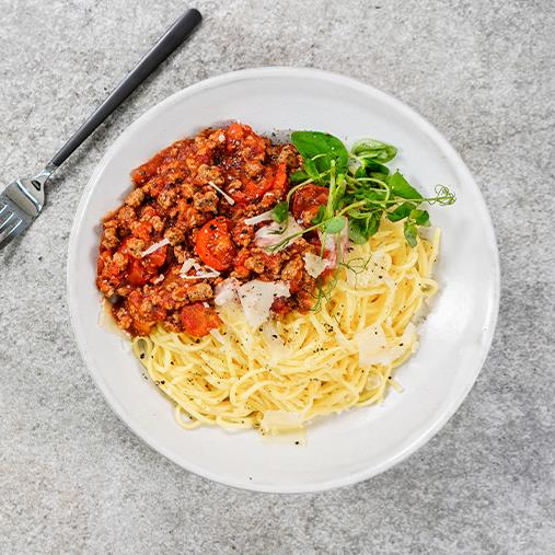 Spaghetti med Quorn bolognese