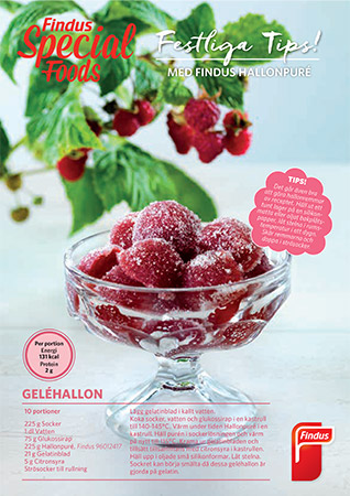 Hallonpuréer inspirationsblad framsida