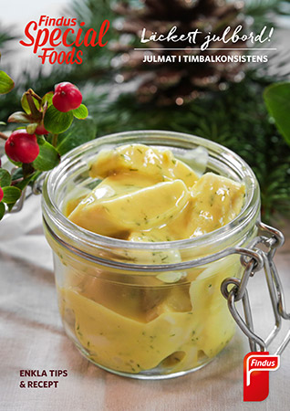 Julmat i timbalkonsistens inspirationsblad framsida